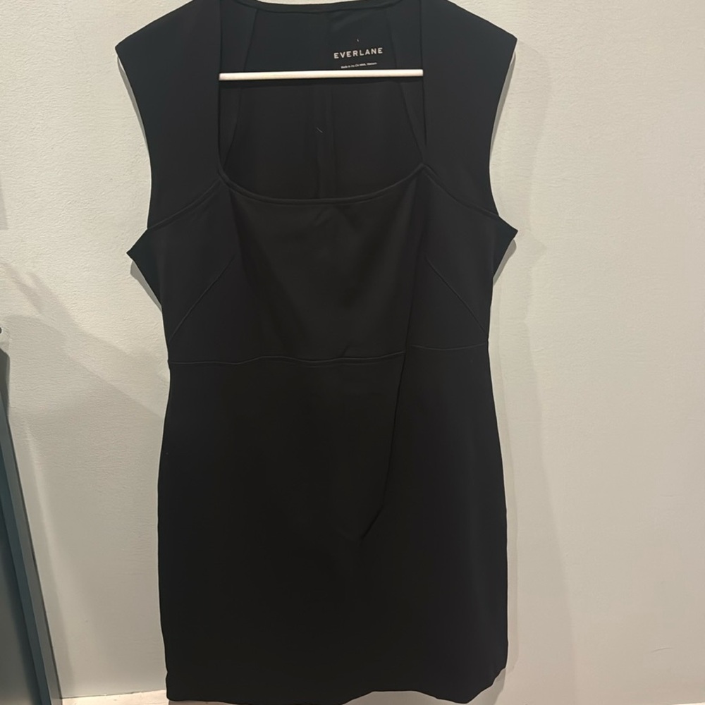 Everlane 90s Square Neck 100% Cotton Dress Size Large